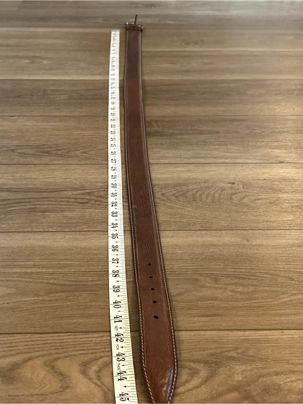 Kirkland Signature Italian Full Grain Leather Belt Brown Size 38